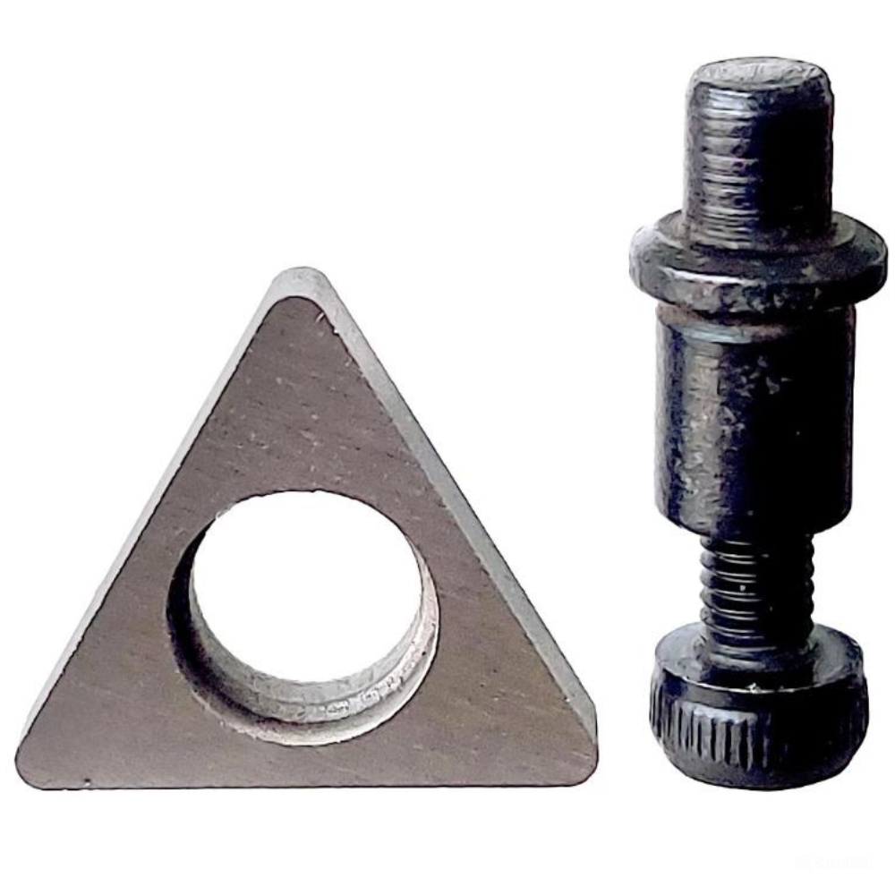 Kit Pino + Calço Suporte De Torno Mtjnr Tnmg 16 Triangular