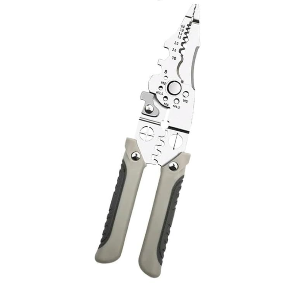 Alicate Multifuncional Descascador de Fio Crimper Alicate Cortador de Cabo